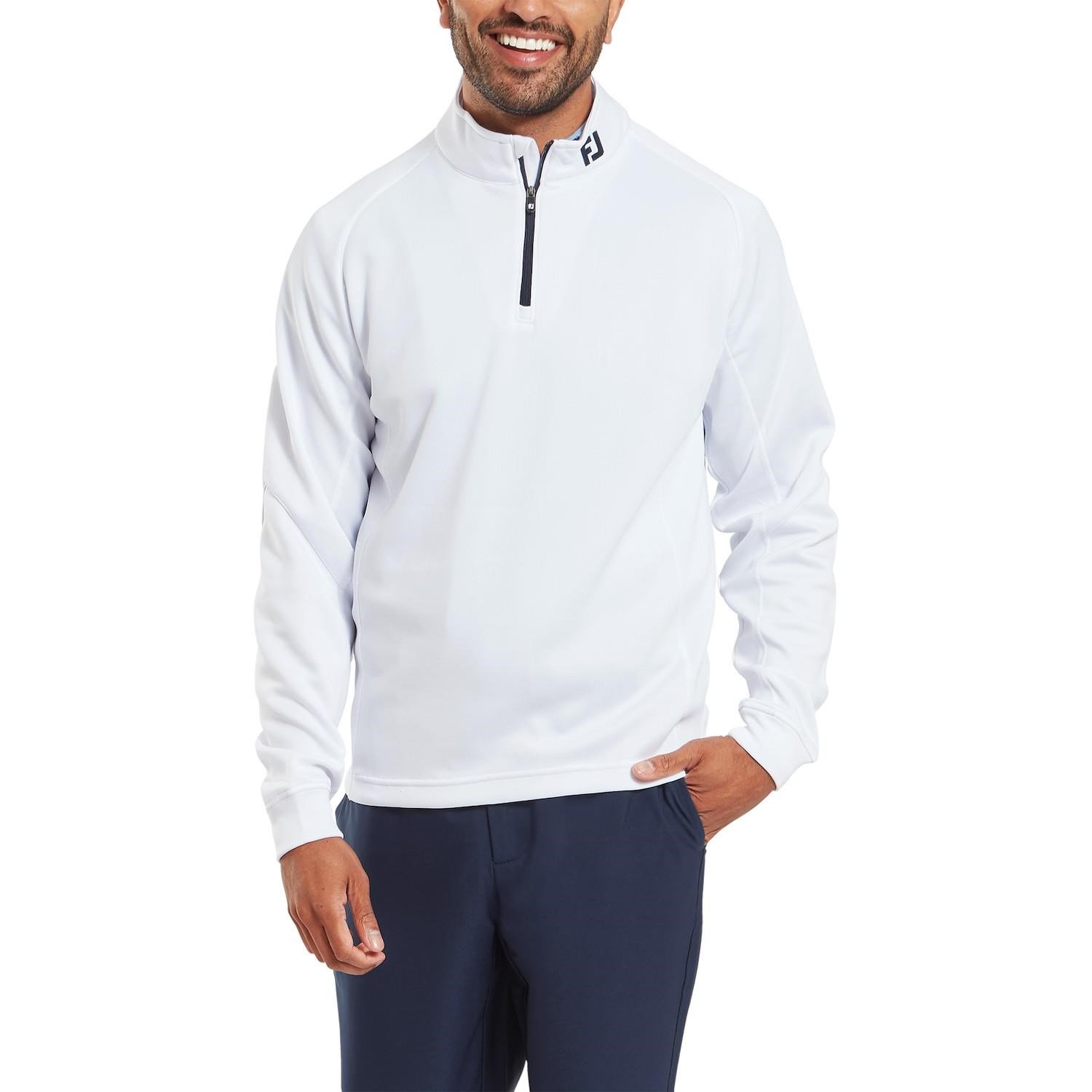 FootJoy Chill-Out herr pullover, white/navy