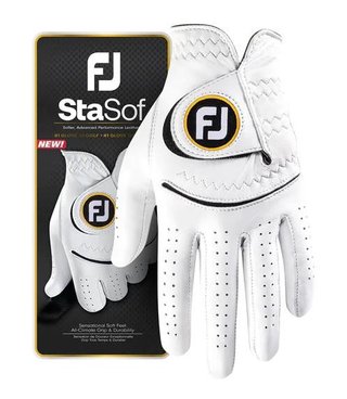 FootJoy StaSof herr golfhandske, vit