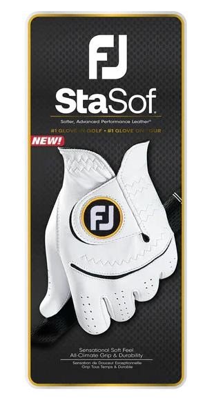 FootJoy StaSof herr golfhandske, vit