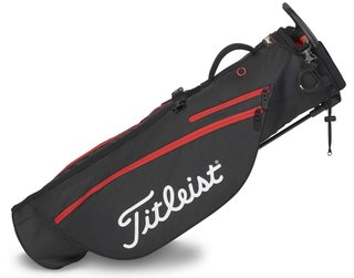 Titleist Premium carry bag pencil bag, svart/svart/röd
