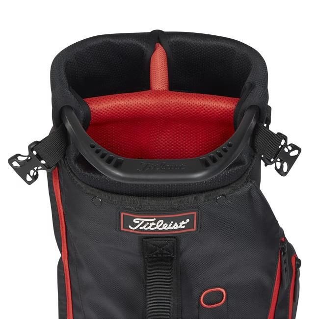 Titleist Premium carry bag pencil bag, svart/svart/röd