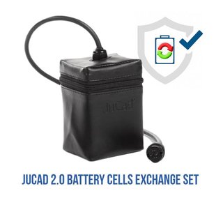 JuCad 2.0 Powerpack replace kit system no control-unit for self-mount inkl. small battery cells case and cover