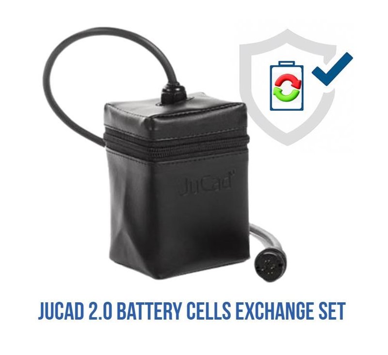 JuCad 2.0 Powerpack replace kit system no control-unit for self-mount inkl. small battery cells case and cover