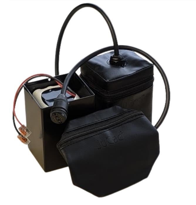 JuCad 2.0 Powerpack replace kit system no control-unit for self-mount inkl. small battery cells case and cover