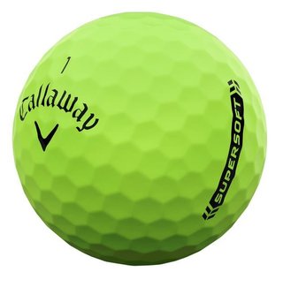 Callaway Supersoft Matte golfbollar, gröna