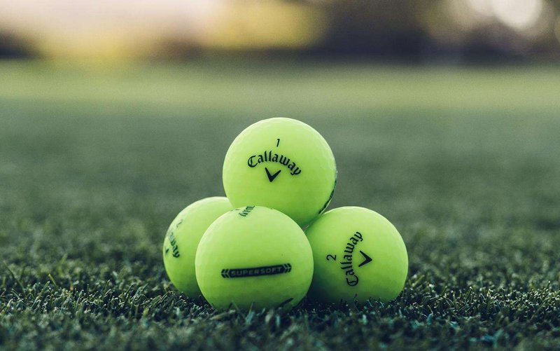 Callaway Supersoft Matte golfbollar, gröna