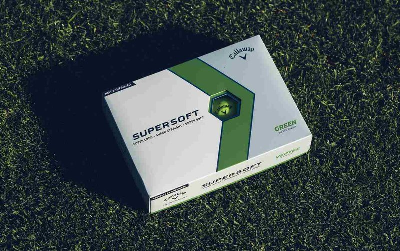 Callaway Supersoft Matte golfbollar, gröna