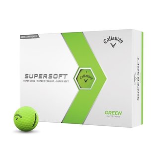 Callaway Supersoft Matte golfbollar, gröna