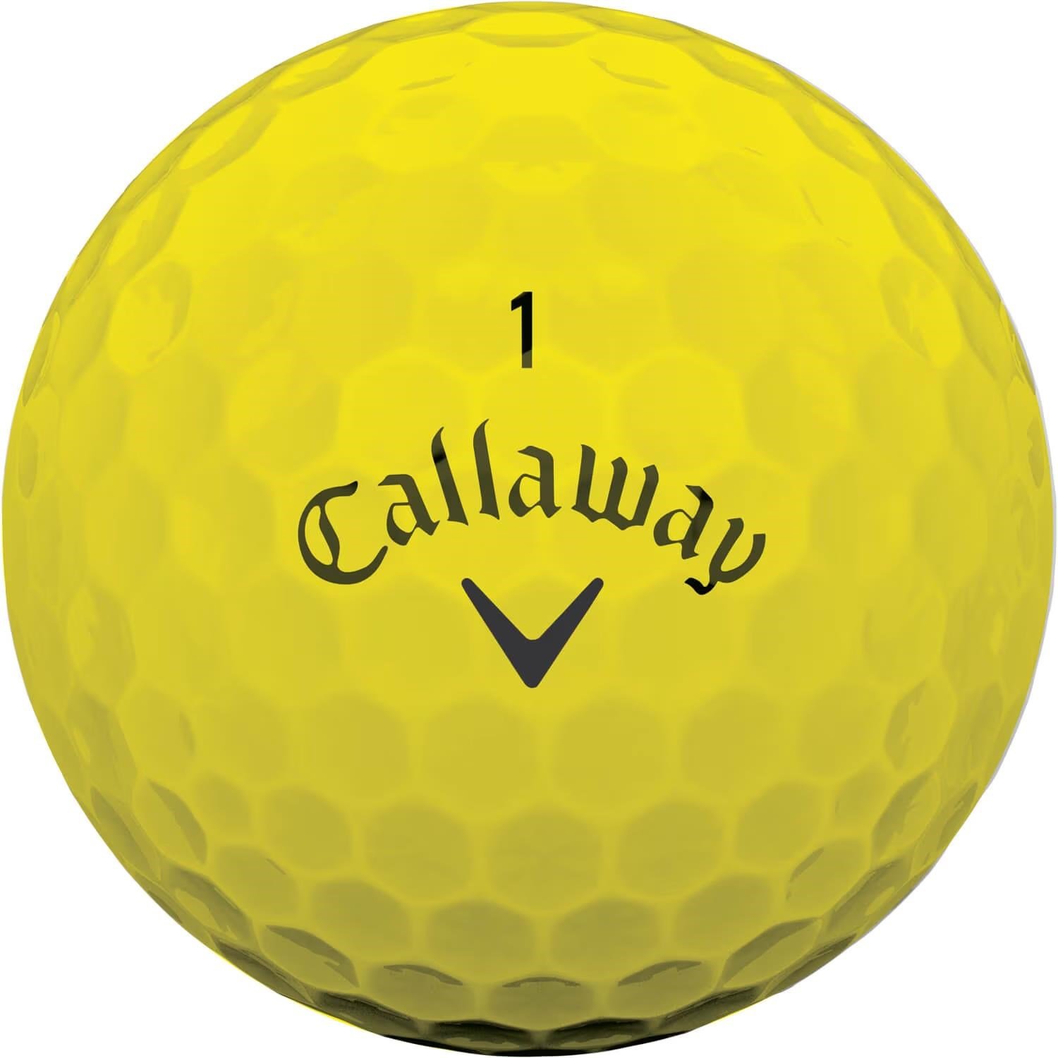 Callaway Warbird 2.0 golfbollar, gula