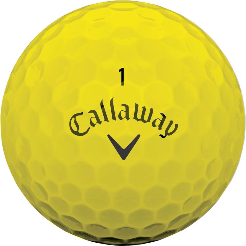 Callaway Warbird 2.0 golfbollar, gula