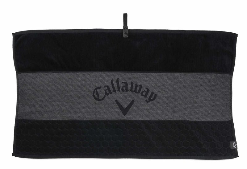 Callaway Tour golfhandduk 35"x20" (89x51cm), svart