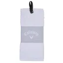 Callaway Tri-Fold 23 golfhandduk 16"x21" (40x53 cm), vit