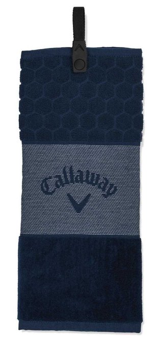 Callaway Tri-Fold 23 golfhandduk 16"x21" (40x53 cm), marinblå