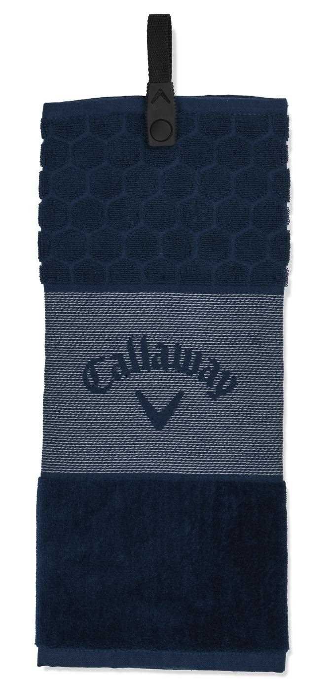 Callaway Tri-Fold 23 golfhandduk 16"x21" (40x53 cm), marinblå