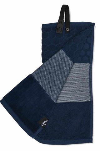 Callaway Tri-Fold 23 golfhandduk 16"x21" (40x53 cm), marinblå
