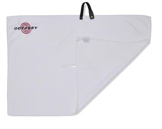 Odyssey Microfiber golfhandduk 76x50cm, vit