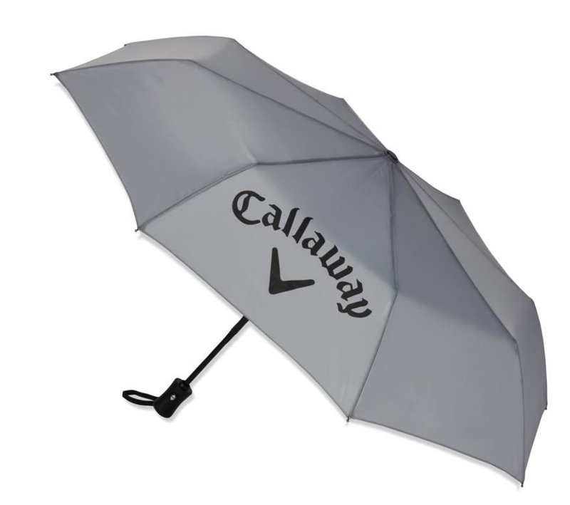 Callaway 43" Single Canopy Collapsible paraply, grå/svart