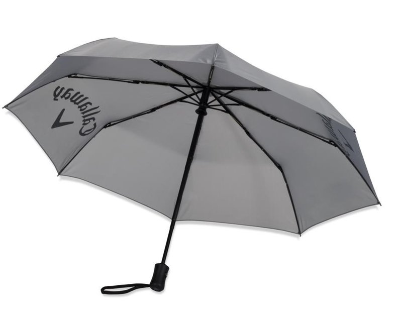 Callaway 43" Single Canopy Collapsible paraply, grå/svart