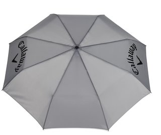 Callaway 43" Single Canopy Collapsible paraply, grå/svart