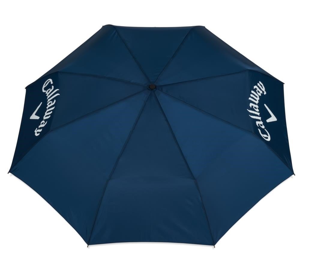 Callaway 43" Collapsible paraply, marinblå/vit
