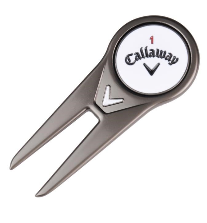 Callaway Divot Tool + Callaway marker, gunmetal
