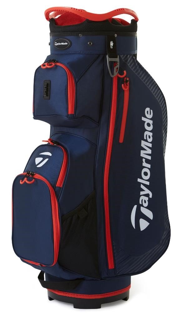 TaylorMade Pro cart bag, marinblå/röd