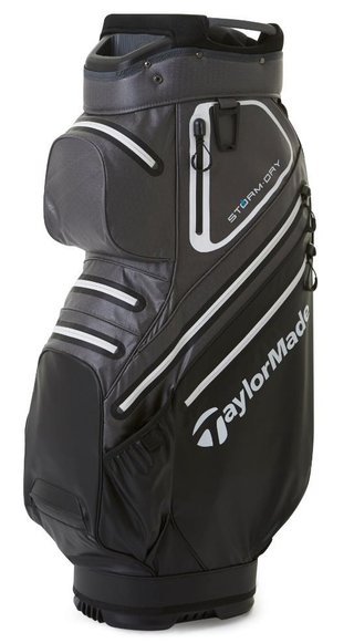 TaylorMade Storm-Dry Waterproof cart bag, svart/grå