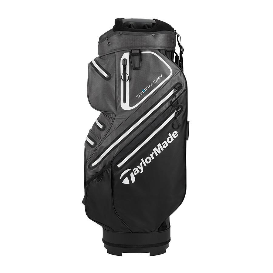 TaylorMade Storm-Dry Waterproof cart bag, svart/grå