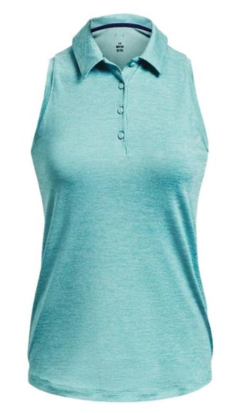 Under Armour Playoff Sleeveless dampolo, blå