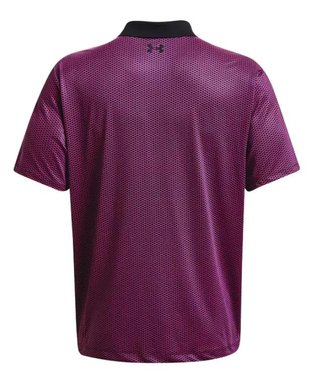 Under Armour Performance 3.0 Printed herr polo, svart/rosa