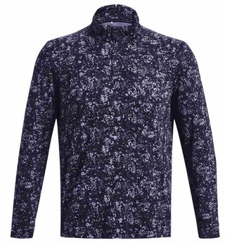 Under Armour Playoff Printed 1/4 Zip herr sweatshirt, navy