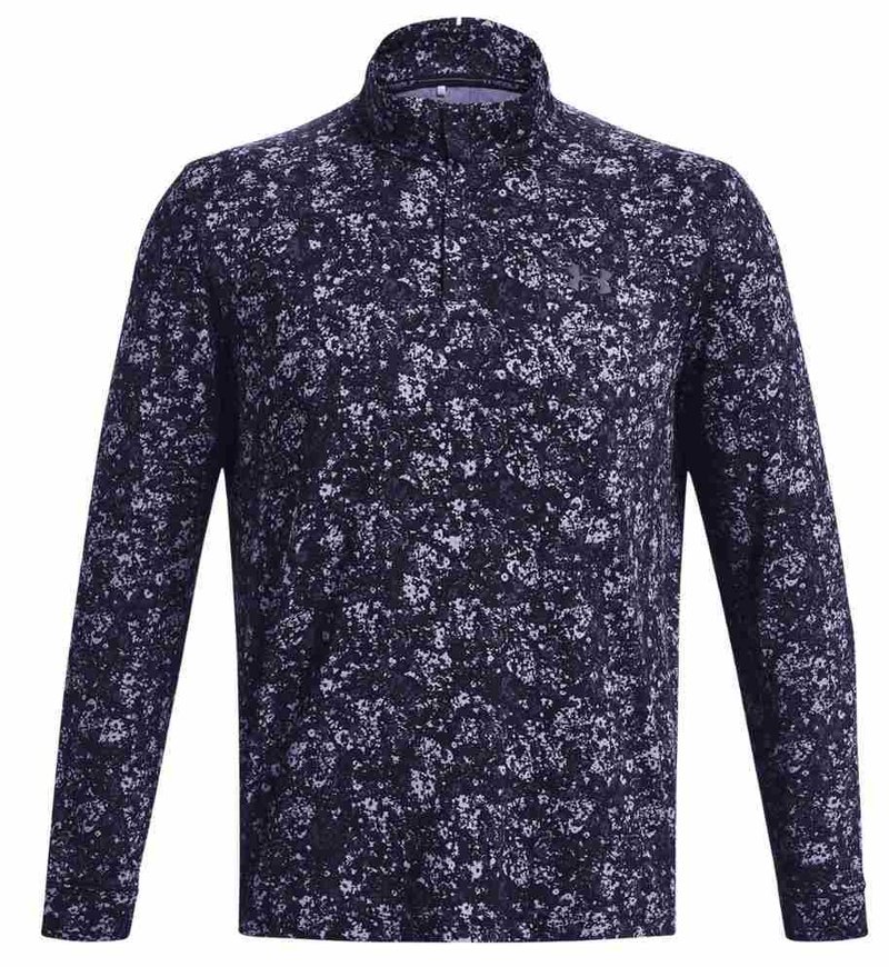 Under Armour Playoff Printed 1/4 Zip herr sweatshirt, navy