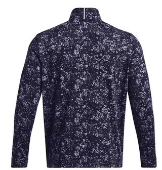 Under Armour Playoff Printed 1/4 Zip herr sweatshirt, navy