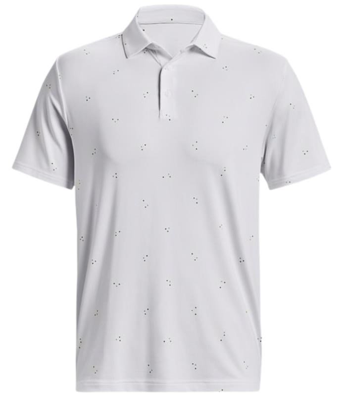 Under Armour Playoff 3.0 Printed herr polo, white/static blue