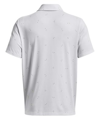 Under Armour Playoff 3.0 Printed herr polo, white/static blue