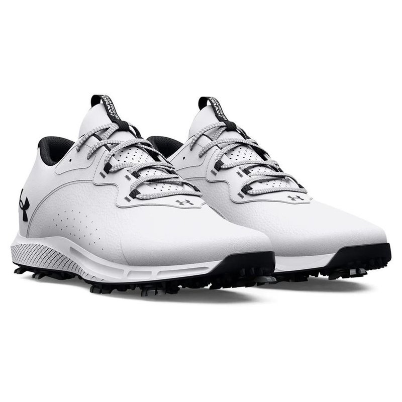Under Armour Charged Draw 2 herr golfskor, vita