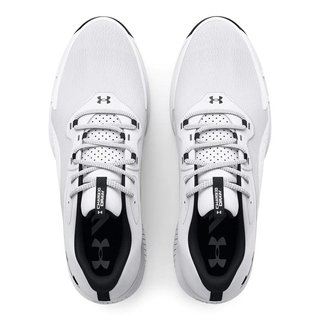 Under Armour Charged Draw 2 herr golfskor, vita
