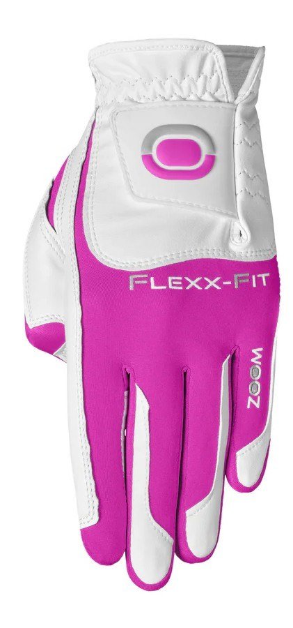 Zoom Zoom Hybrid dam golfhandske, vit/rosa