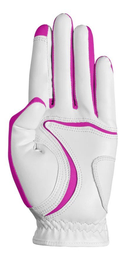 Zoom Zoom Hybrid dam golfhandske, vit/rosa