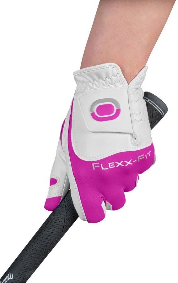 Zoom Zoom Hybrid dam golfhandske, vit/rosa