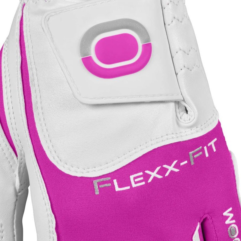 Zoom Zoom Hybrid dam golfhandske, vit/rosa