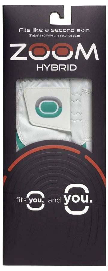 Zoom Zoom Hybrid damgolfhandske, vit/mint