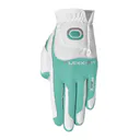 Zoom Hybrid damgolfhandske, vit/mint