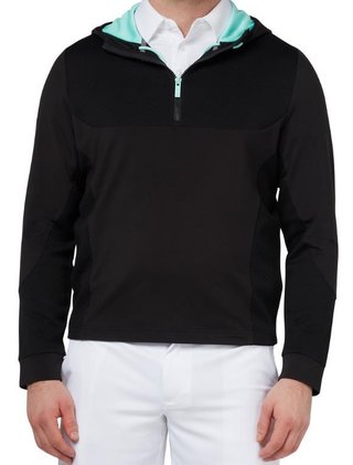 Callaway Mixed Media Technical herr hoodie, caviar