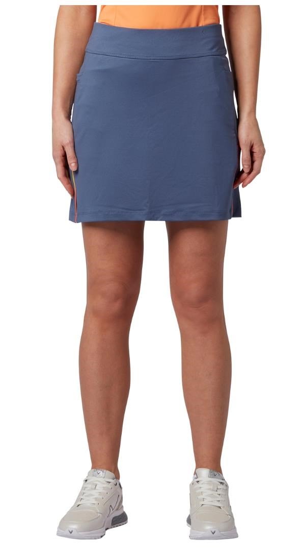 Callaway Chroma Stripe dam kjolshorts, blue indigo