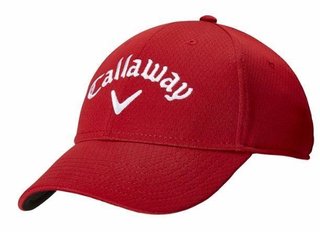 Callaway Side Crested herr keps, röd