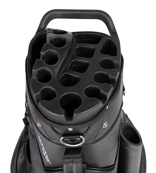 JuCad Manager Plus cart bag, svart/grå