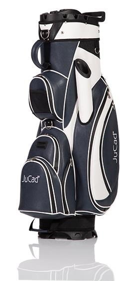 JuCad Manager Plus cart bag, mörkblå/vit