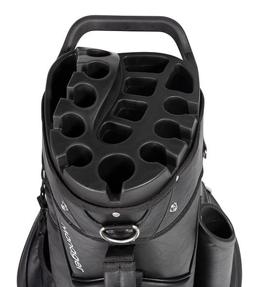JuCad Manager Plus cart bag, mörkblå/vit