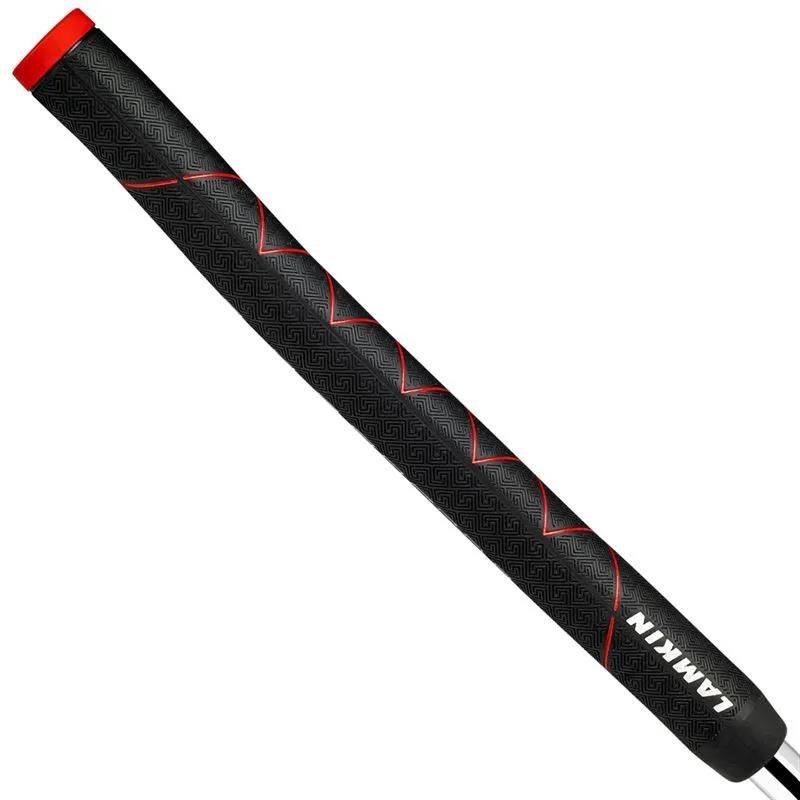 Lamkin SINKFIT Rubber Straight puttergrepp, STANDARD, svart/röd